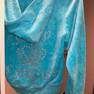 Juicy Couture  velour bling hoodie